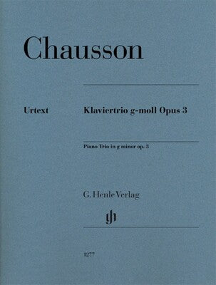 CHAUSSON - PIANO TRIO IN G MINOR OP 3