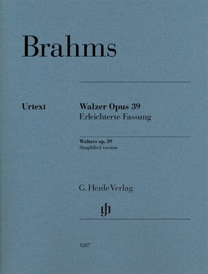 BRAHMS - WALTZES OP 39 SIMPLIFIED