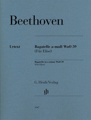 BEETHOVEN - FUR ELISE BAGATELLE A MINOR PIANO