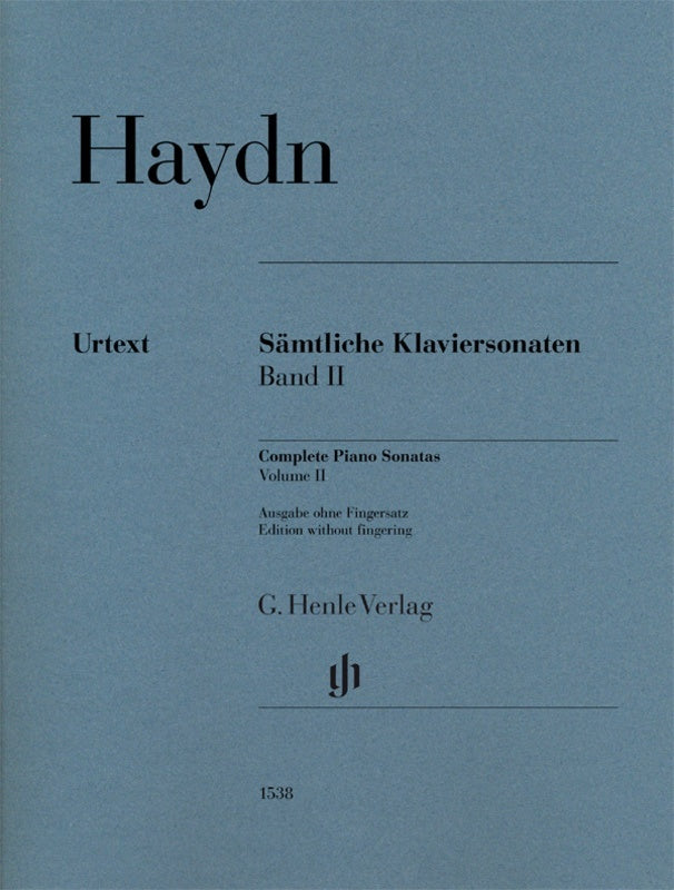 HAYDN - PIANO SONATAS VOL 2 URTEXT WITHOUT FINGERING