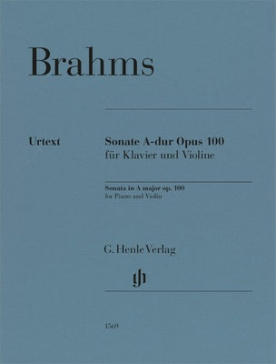 BRAHMS - SONATA A MAJOR OP 100 FOR VIOLIN/PIANO URTEXT