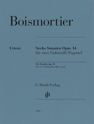 BOISMORTIER - 6 SONATAS OP 14 FOR 2 CELLOS (OR BASSOONS)