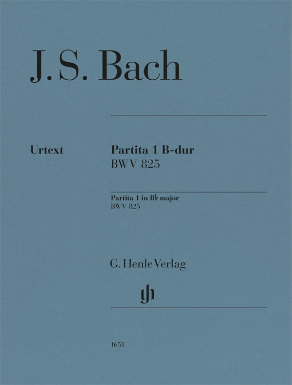 BACH - PARTITA NO 1 B FLAT MAJOR BWV 825 URTEXT