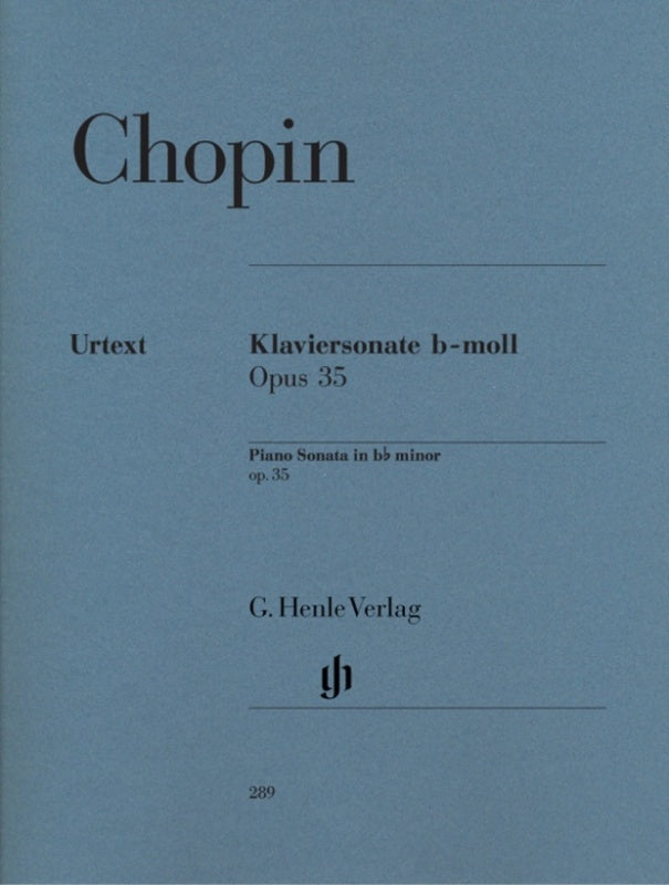 CHOPIN - SONATA OP 35 B FLAT MIN URTEXT