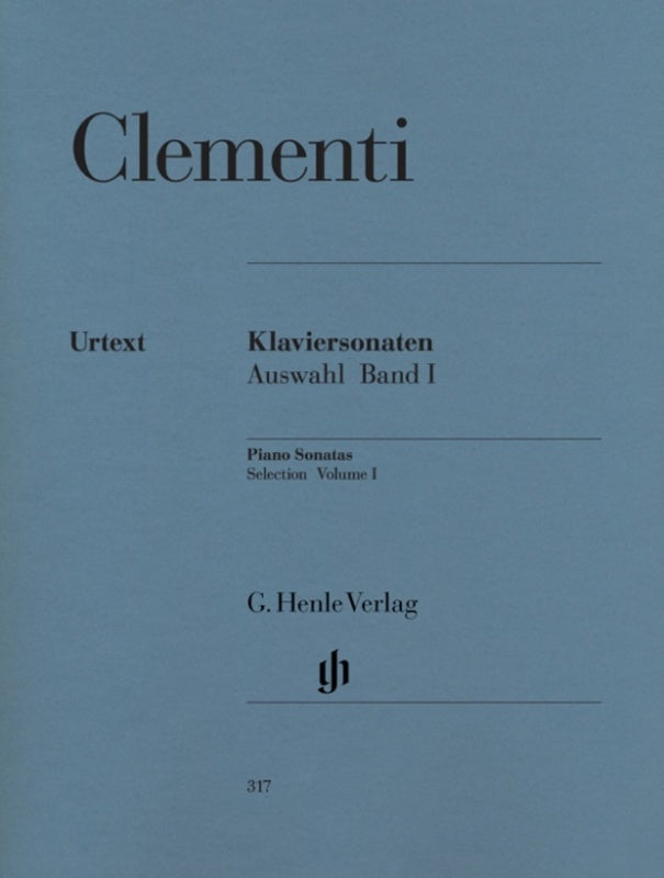 CLEMENTI - SELECTED SONATAS VOL 1 URTEXT