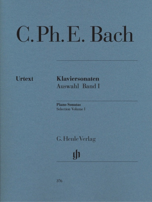 CPE BACH - SELECTED SONATAS BK 1 URTEXT