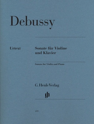 DEBUSSY - SONATA G MINOR VIOLIN/PIANO URTEXT