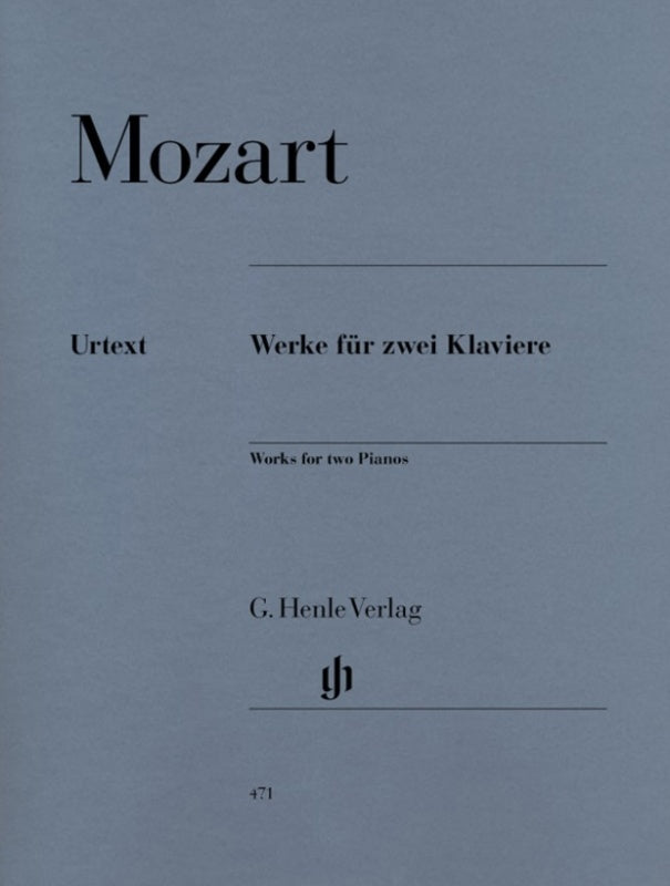MOZART - WORKS FOR TWO PIANOS COMPLETE 2P 4H