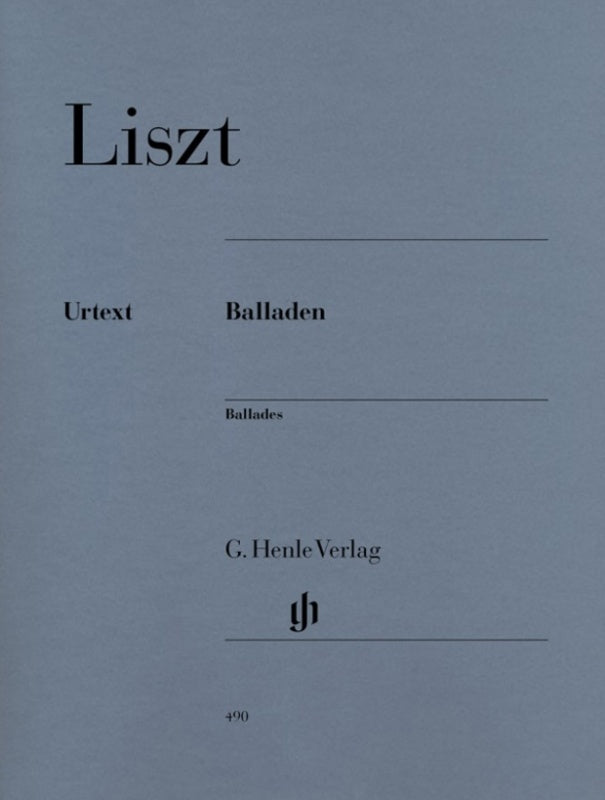 LISZT - BALLADES URTEXT