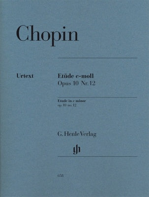 CHOPIN - ETUDE OP 10 NO 12 C MINOR URTEXT