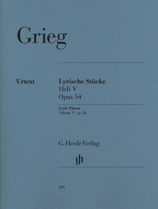 GRIEG - LYRIC PIECES OP 54 URTEXT