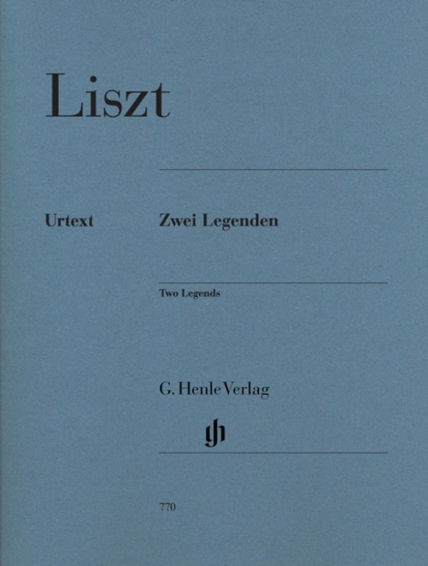 LISZT - 2 LEGENDS FOR PIANO URTEXT