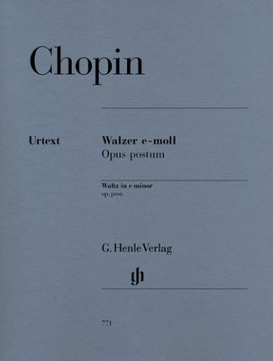 CHOPIN - WALTZ E MINOR OP POSTH PIANO