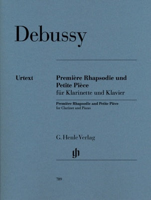 DEBUSSY - PREMIERE RHAPSODIE & PETITE PIECE CLARINET/PIANO