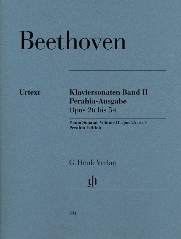 BEETHOVEN - PIANO SONATAS VOL 2 OP 26-54 PERAHIA EDITION