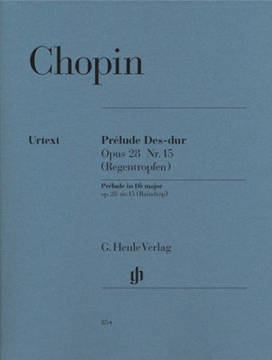 CHOPIN - PRELUDE OP 28 NO 15 D FLAT RAINDROP URTEXT