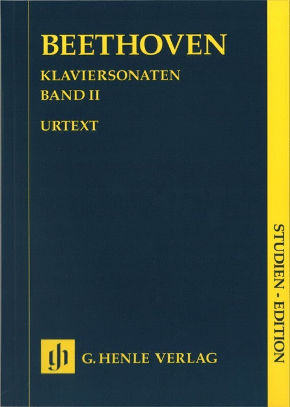 BEETHOVEN - PIANO SONATAS VOL 2 STUDY SCORE
