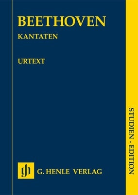 BEETHOVEN - CANTATAS VOICE/ORCH STUDY SCORE