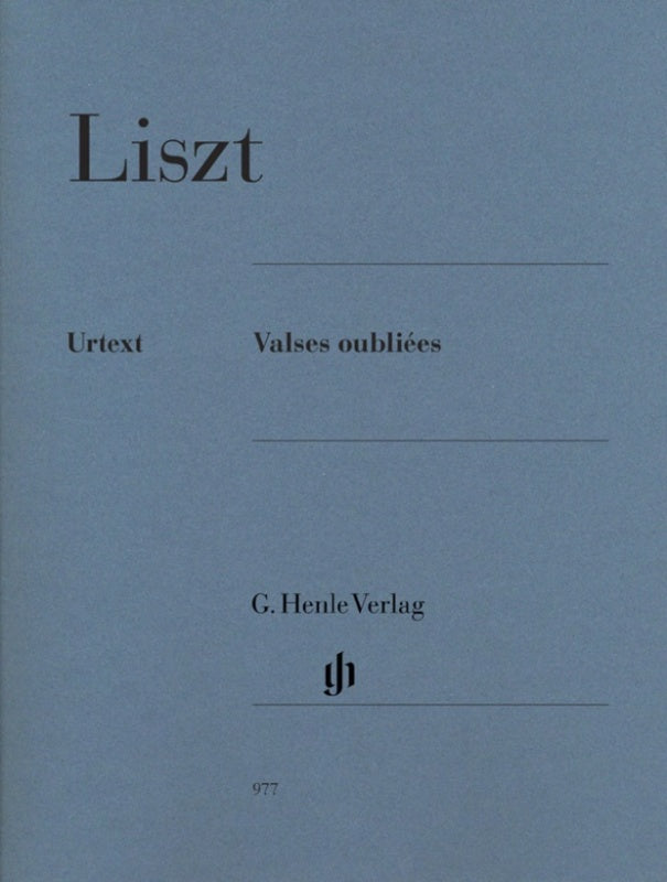 LISZT - VALSES OUBLIEES PIANO URTEXT