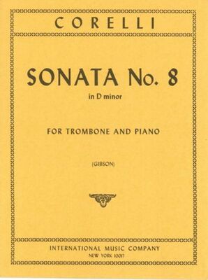 CORELLI - SONATA OP 5 NO 8 D MIN TROMBONE/PIANO