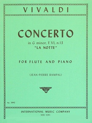 CONCERTO G MINOR F VI NO 13 (LA NOTTE) FLUTE/PIANO