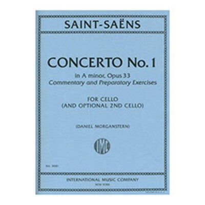 CELLO CONCERTO NO 1 A MIN OP 33 VC (OPT 2ND VC)