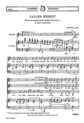 CALLER HERRIN SSA/PIANO OPT A CAPPELLA
