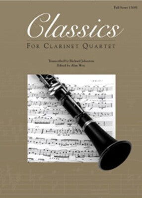 CLASSICS FOR CLARINET QUARTET VOL 1 CLARINET 1 PART