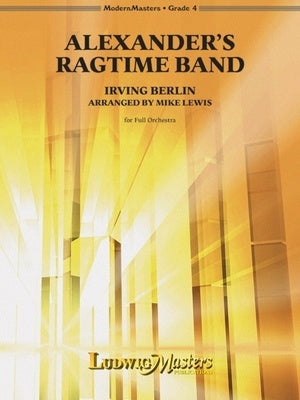 ALEXANDERS RAGTIME BAND FOR ORCHESTRA FO4 SC/PTS