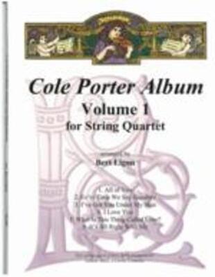 COLE PORTER ALBUM VOL 1 STRING QUARTET SC/PTS