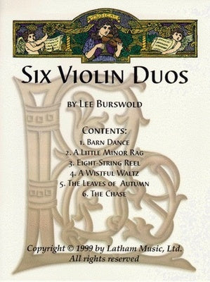BURSWOLD - 6 VIOLIN DUOS