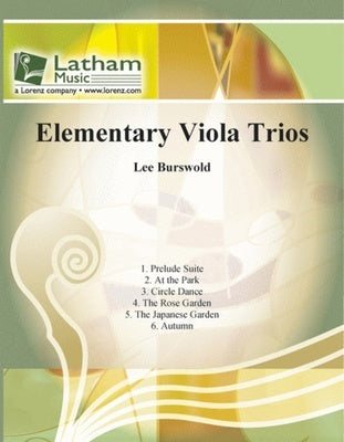 BURSWOLD - ELEMENTARY VIOLA TRIOS