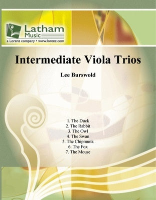 BURSWOLD - INTERMEDIATE VIOLA TRIOS