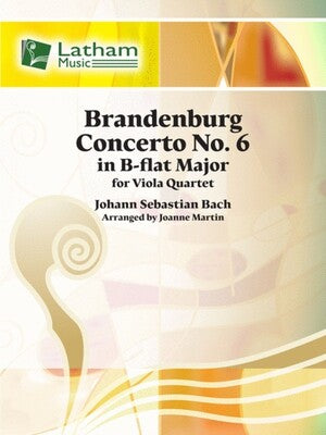 BRANDENBURG CONCERTO NO 6 VIOLA QUARTET SC/PTS