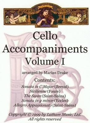 CELLO ACCOMPANIMENTS VOL 1 ARR DRAKE