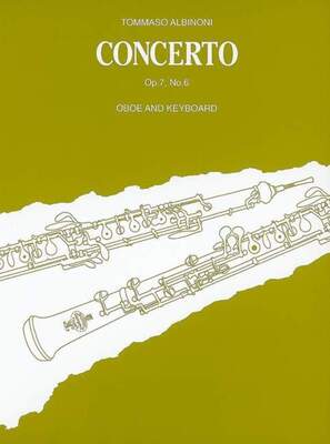 ALBINONI - CONCERTO OP 7 NO 6 OBOE/PIANO