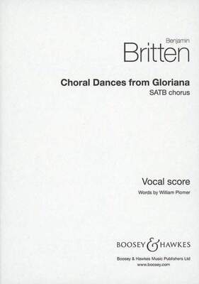 CHORAL DANCES FROM GLORIANA SATB A CAPPELLA