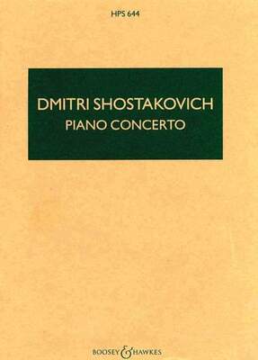 CONCERTO NO 1 IN C MINOR PNO TPT STR