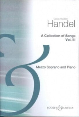 COLLECTION OF SONGS HANDEL MEZZO SOP V3