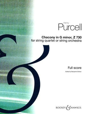 CHACONNE IN G MINOR FULL SCORE