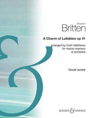 CHARM OF LULLABIES OP 41 MEZZO SOP/ORCH