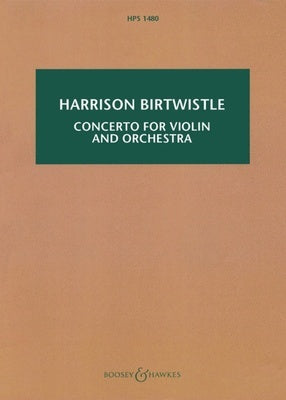 CONCERTO FOR VIOLIN & ORCHESTRA STUDY SCORE