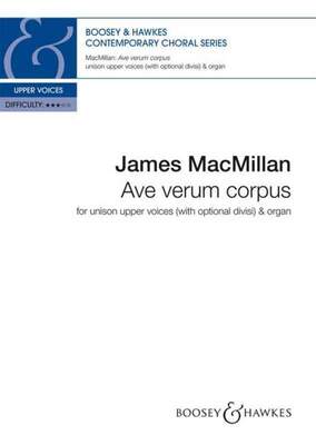 AVE VERUM CORPUS UNISON UPPER VOICES/ORGAN
