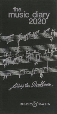 BOOSEY & HAWKES MUSIC DIARY 2020 BLACK