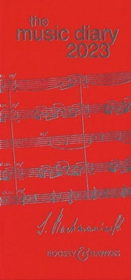 BOOSEY & HAWKES MUSIC DIARY 2023 RED