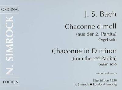 CHACONNE IN D MI ORGAN