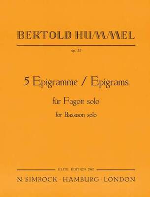 5 EPIGRAMS OP 51 BASSOON SOLO