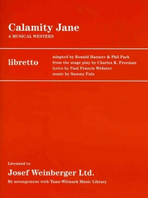 CALAMITY JANE LIBRETTO