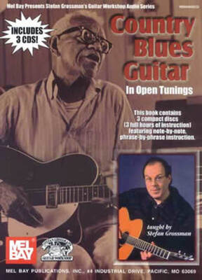 COUNTRY BLUES GUITAR OPEN TUNINGS BK/CD