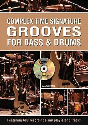 COMPLEX TIME SIGNATURE GROOVES BASS & DRUMS BK/CD